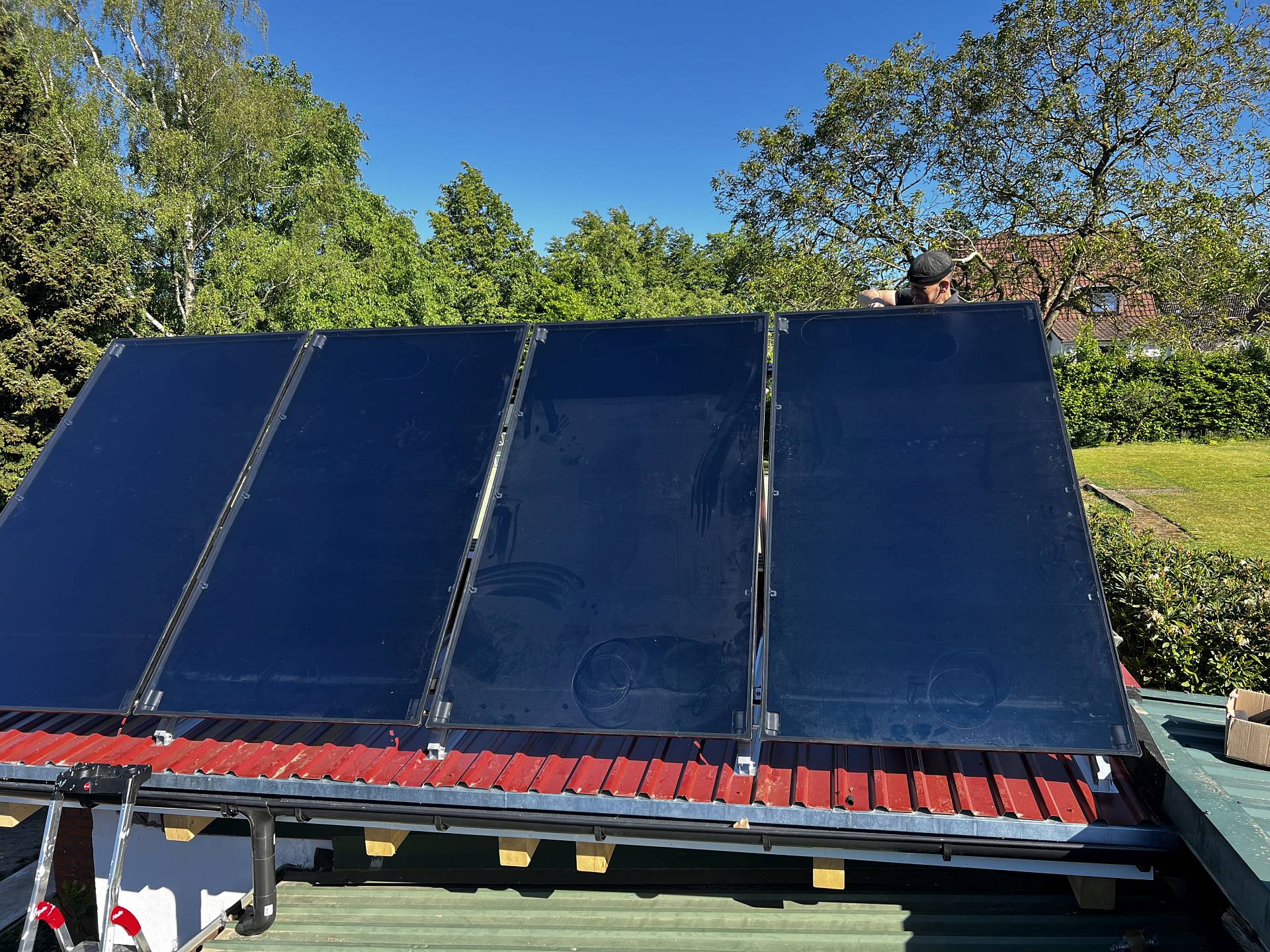 Solarthermie Aufdach &nbsp;&copy;&nbsp;Gosau GbR